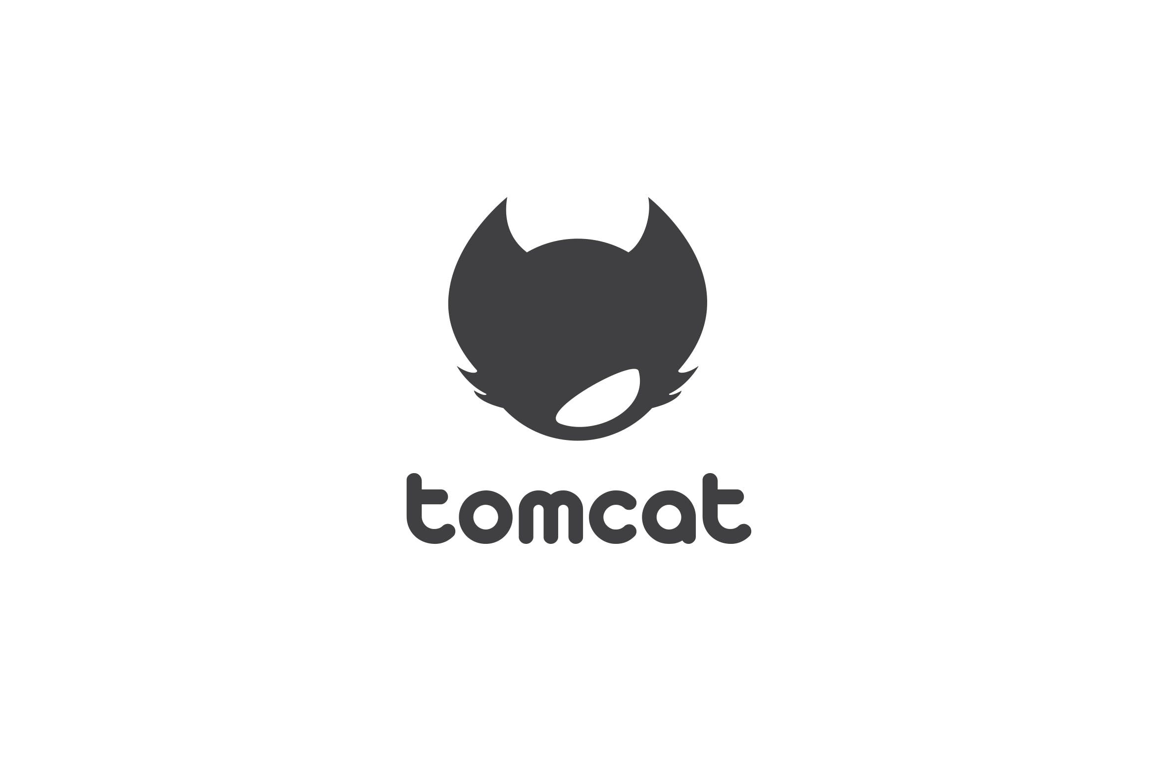 抽象野猫动物图形logo设计模板tomcatlogotemplate