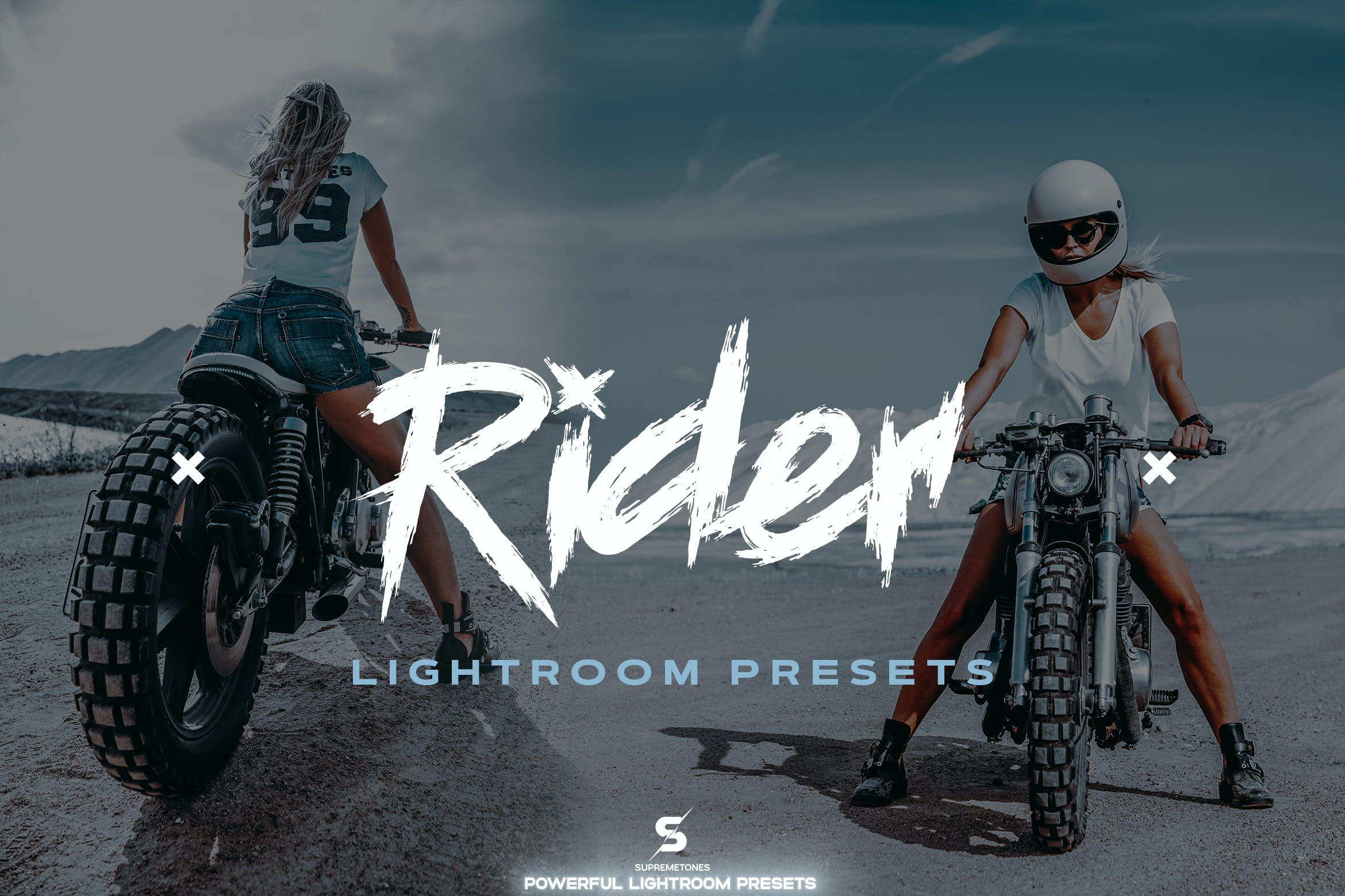 摩托骑士蓝色滤镜lightroom调色预设下载riderlightroompresets