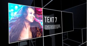 3D时尚方块盒子广告促销业务开场AE模板 Fashion Box Promo