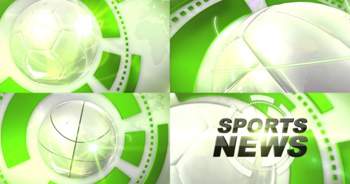 体育新闻倒计时开场视频AE模板 Sports News Ident Pack