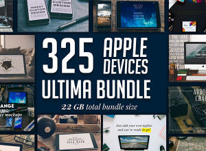 320种Apple苹果设备展示模型合集［PSD、22GB］