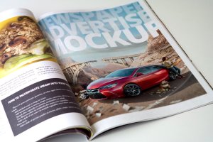 杂志广告设计印刷效果图样机模板v1 Magazine Advert Mockups