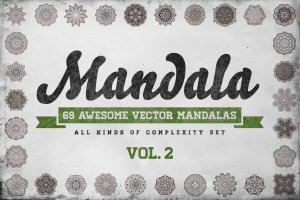 69组曼陀罗矢量复杂图形集 69 Vector Mandala – All Kinds of Complexity Set