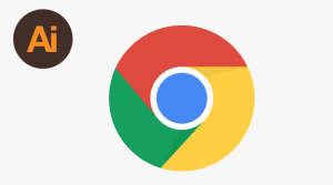 如何使用 Illustrator 绘制谷歌浏览器 Chrome Logo（视频教程）