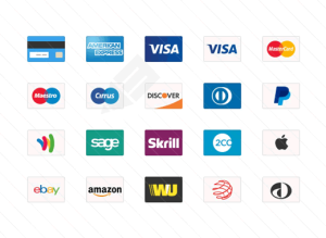 20套支付工具和信用卡图标