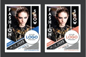 夏季时装秀海报传单设计模板 Fashion Show Flyer Poster
