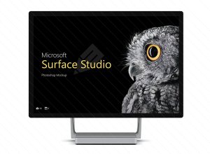 微软一体电脑 Surface Studio 超清样机 (PSD)