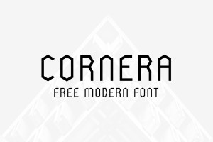 一款独特的“吸晴”字体: Cornera