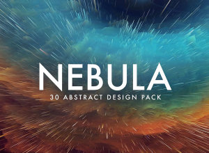 30张科幻抽象高清图像背景 Nebula – 30 Abstract Design Pack