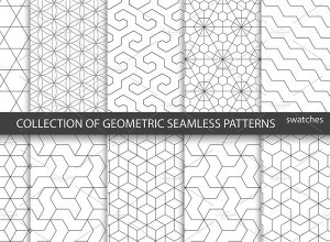 装饰几何图案纹理 Ornamental geometric patterns