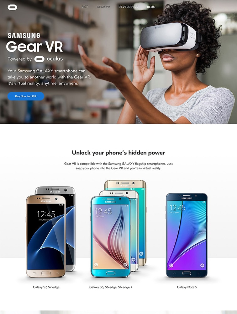 Gear VR Powered by Oculus