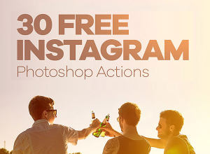 30个使用便利效果超赞的图片处理动作集30 Free Instagram Photoshop Actions