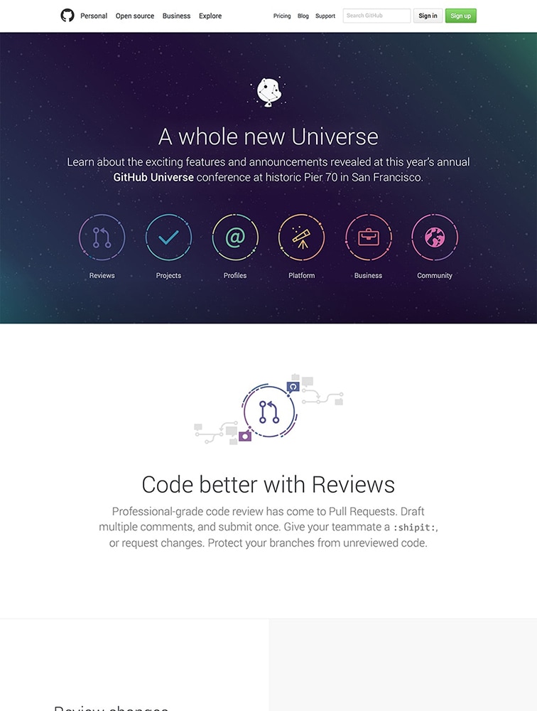 Github Universe 2016