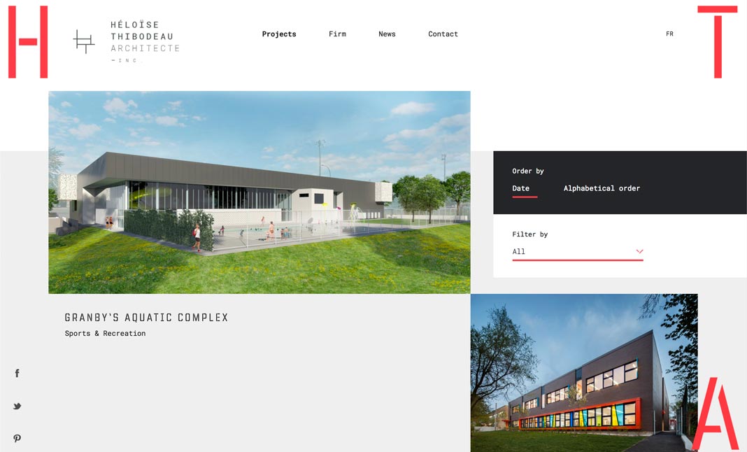 HÃ©loÃ¯se Thibodeau Architecte website