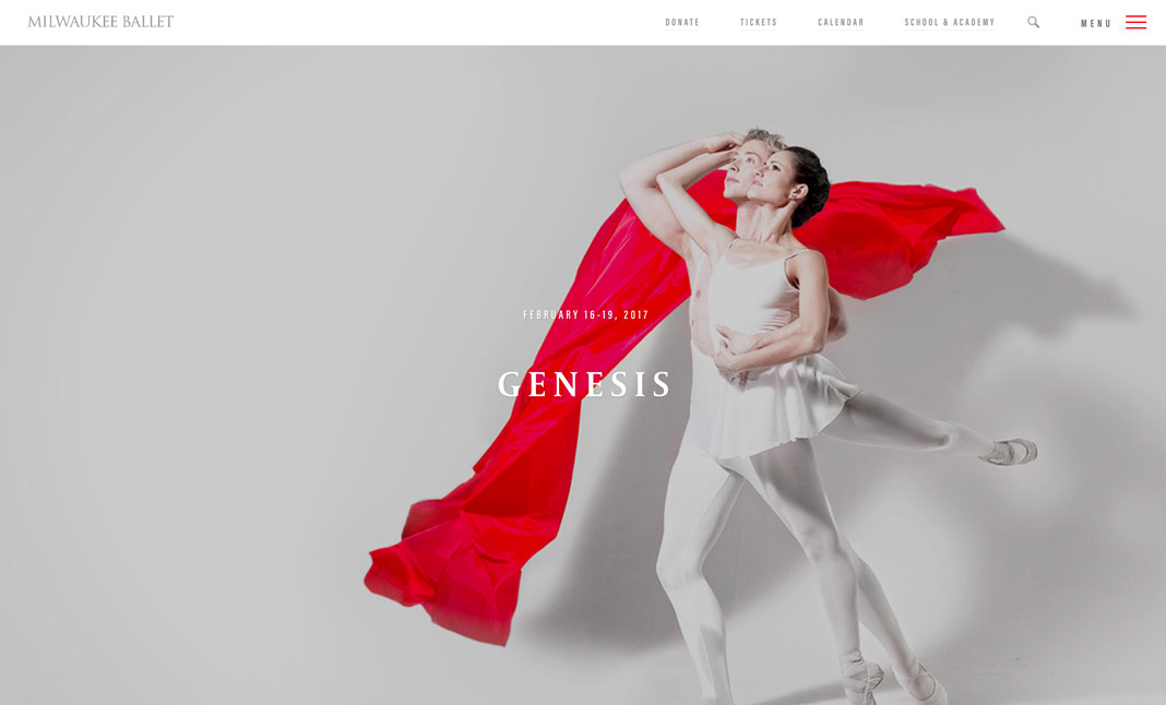 Milwaukee Ballet website