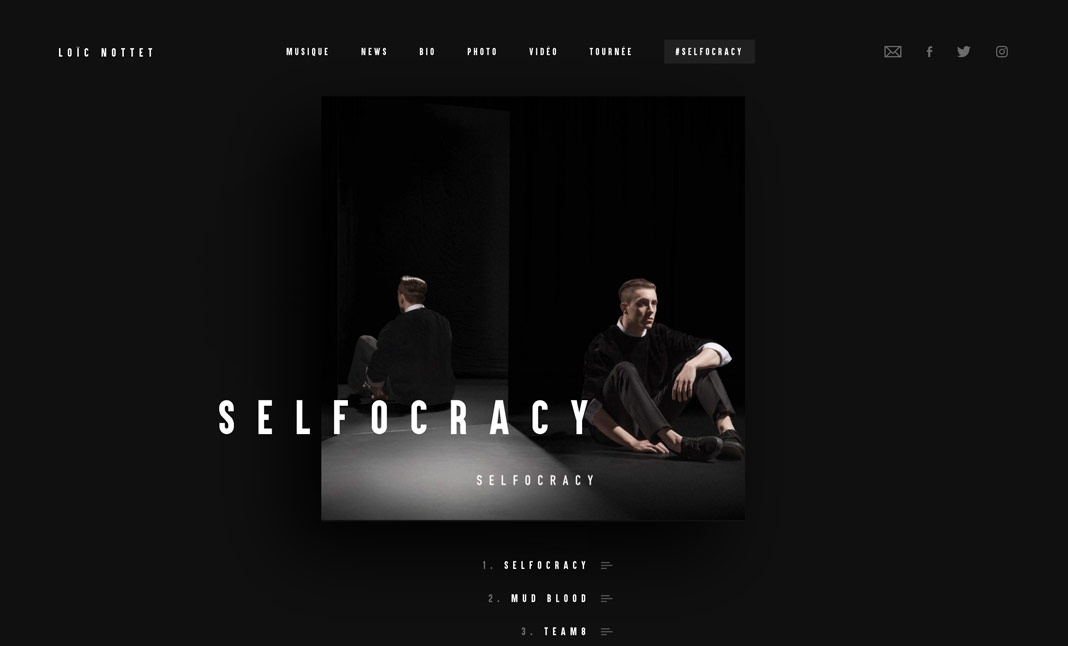 Loic Nottet website