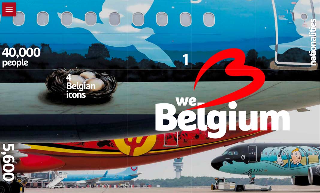 Brussels Airport in Numbers website