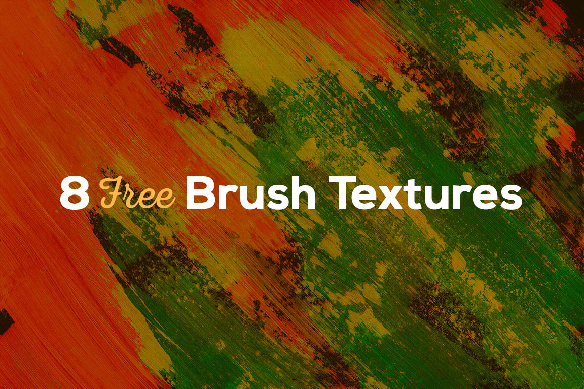 8个抽象的创意背影纹理 8 Free Brush Textures [超高清]