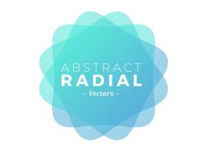 彩色几何径向矢量素材 Colorful Geometric Radial Vectors