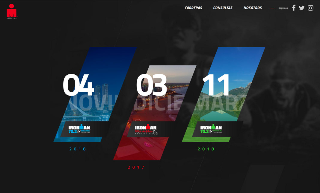 IRONMAN Argentina website