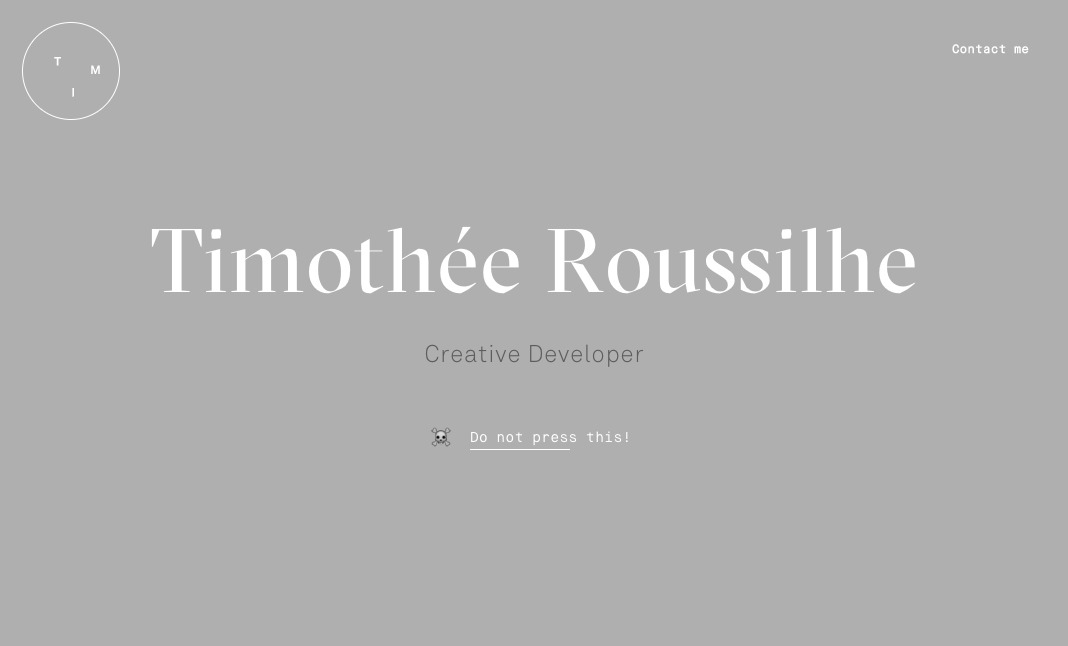 Tim Roussilhe Portfolio