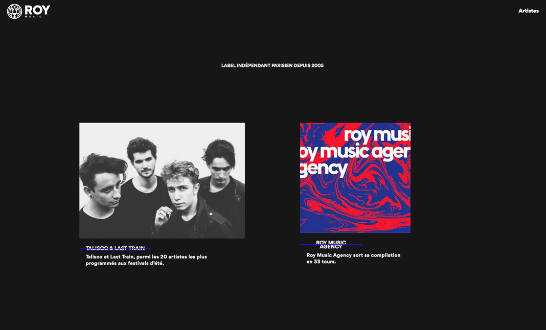 Roy Music website