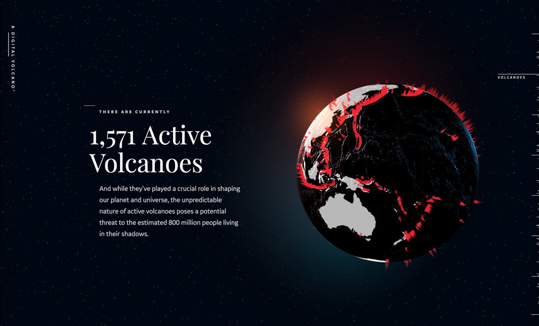 A Digital Volcano website