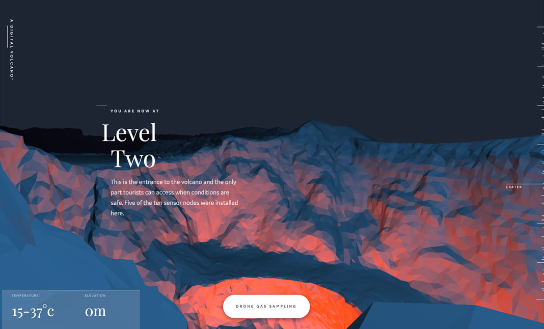 A Digital Volcano website