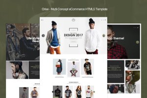 时装电子商务网站HTML模板 Orise – Mutli-Concept eCommerce HTML5 Template