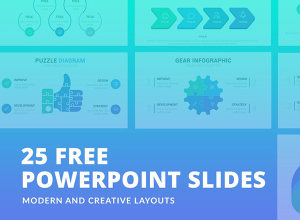 独具创意的25个免费幻灯片 25 Free Slides to Build Creative Presentations [PPTX]