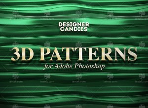 高贵上档次感爆满的3D纹理背景 Free 3D Patterns for Photoshop