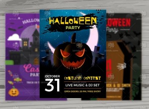 万圣节主题海报集 Halloween posters