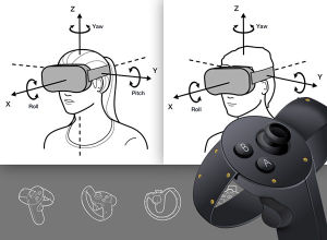 VR设备Oculus Rift插图及图标素材集 Oculus Illustrations and Icons Sketch Freebie