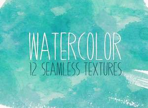 无缝水彩纹理 Seamless Watercolor Textures