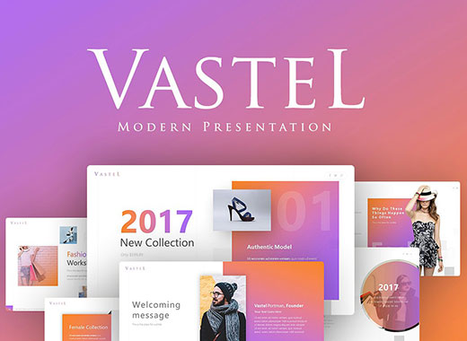 Vastel–现代多用的商业化PPT模板下载[pptx]