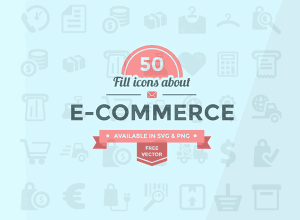电商网站图标集 50+ E-commerce Icon Set