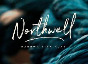 质朴精致的手写字体 Northwell Font