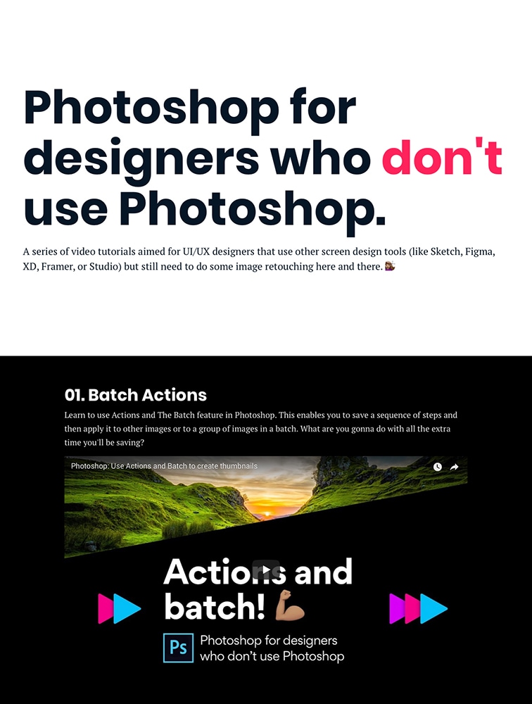 Photoshop for designers who don’t use Photoshop