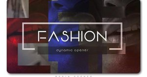 时尚性感风格动态媒体开场AE视频素材 Fashion Dynamic Media Opener