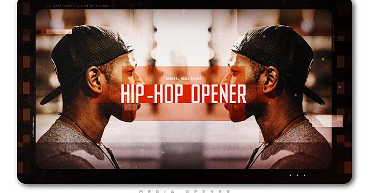 街头嘻哈城市电视节目开场AE模板 Hip Hop Urban Opener
