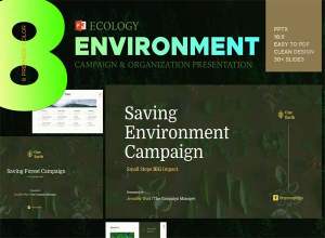 生态环境主题相关的 – PPT模板