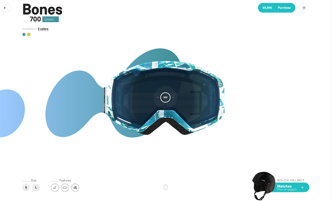 Wed\'ze Ski Goggles Collection