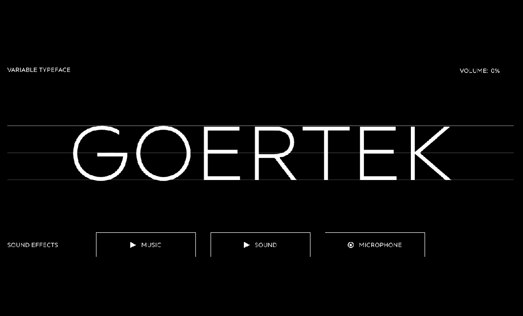 Goertek Sonic Typeface Case Study