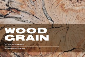 逼真真实年轮木纹背景素材 Wood Grain Texture Pack