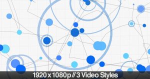 扩展计算机网络点高清背景视频 Expanding Computer Network Point Web – 3 Styles