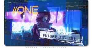 未来科技科幻动画特效开场AE模板 Future Digital Opener Presentation
