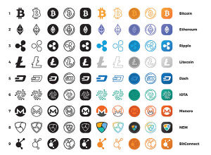 280个免费图标 280 Free Cryptocurrency Icons