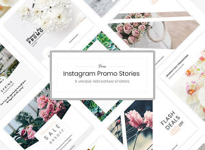 Instagram的促销案例模板 Instagram Promo Stories Templates