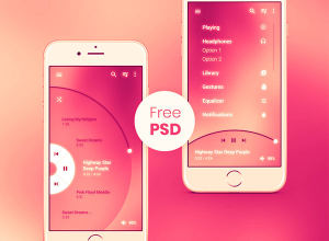 个性音乐播放器APP设计 Music Player App Design