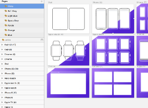 最常用移动设备线框图集合Outline Mockups for Wireframing Sketch Freebie